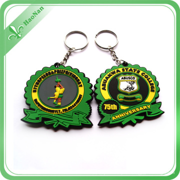 Keychain de PVC fait sur commande de prix usine pour la vente en gros